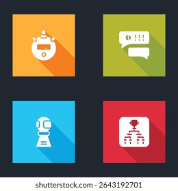 Set Stopwatch, Speech bubble chat baseball, Award cup with and Championship tournament bracket icon. Vector