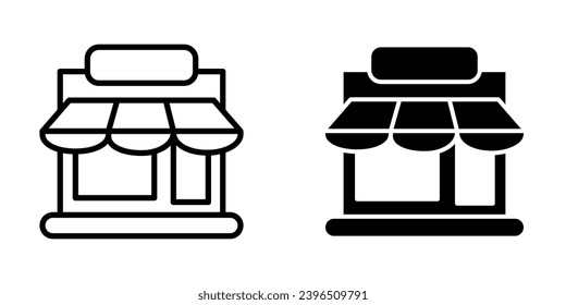 Set of store icon design. Store vector illustration
