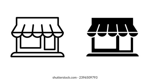 Set of store icon design. Store vector illustration