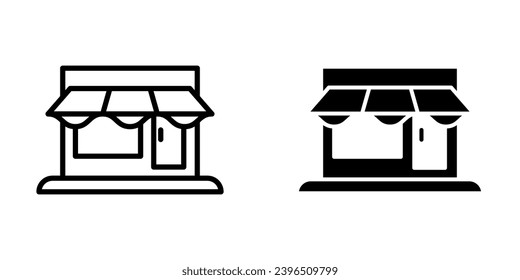 Set of store icon design. Store vector illustration