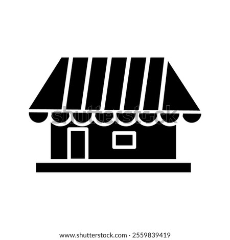 Set of store icon line design.on white bacground