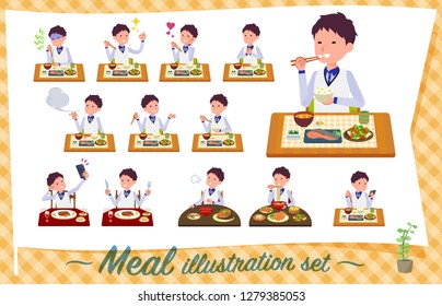 A set of Store stuff man about meals.Japanese and Chinese cuisine, Western style dishes and so on.It's vector art so it's easy to edit.