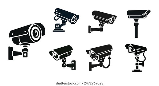 set street surveillance camera icon isolated. Vector illustration