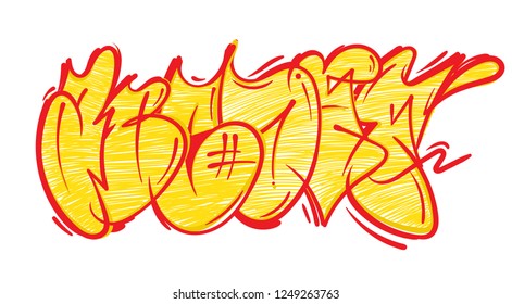 Set street type calligraphy design alphabet graffiti flop fast style letters write aerosol paint spray. Free wild style for wall city urban . Modern vector underground style illustration art print.