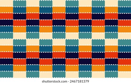 set of stripe, seamless geometric pattern, 70's year themes vintage strip repeat pattern, replete image design for fabric pattern or wallpaper
