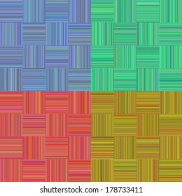 Set Striped Seamless Texture Form Square Stock Vector (Royalty Free ...