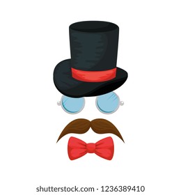 set style hipster accessories icons