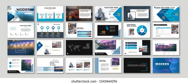 Set of style Original Business presentation templates elements. Vector infographics clean booklet. Use in Corporate work annual report, flyer, post leaflet, marketing, advertising, banner, smm. a4