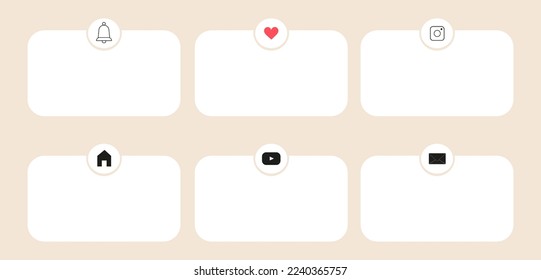 Set of stylish business notebooks. Vector graphics
