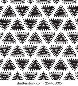 Set of stylish scribble seamless patterns.