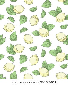 Set of stylish scribble seamless patterns.