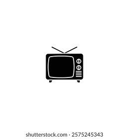 A set of stylish television icons, perfect for media apps, entertainment branding, broadcasting projects, and digital screens.