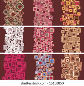 Set stylish , universal pattern.Vector.