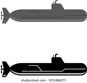 a set of submarine icons