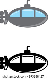 a set of submarine icons