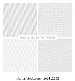 set of subtle vector patterns