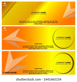 a set summer background layout. Design for background, backdrop, banner, poster, brochure, flyer. vector illustration