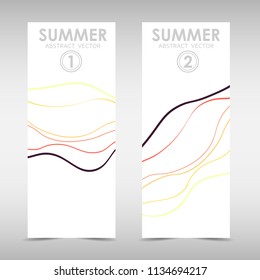 The set of summer banners  - Shutterstock ID 1134694217