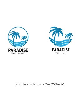 Sommerlogo am Strand