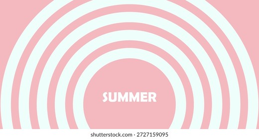 Set von Sommerbezügen mit glatten abstrakten organischen Linien. Chaotisch grüne, rosa und violett handgezeichnete Schleifenlinien auf pastellfarbenem Hintergrund. Künstlerisches Design für Banner oder Plakate. Flache Vektorgrafik