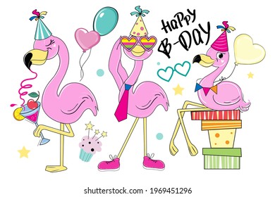 3,186 Flamingo Birthday Card Images, Stock Photos & Vectors | Shutterstock