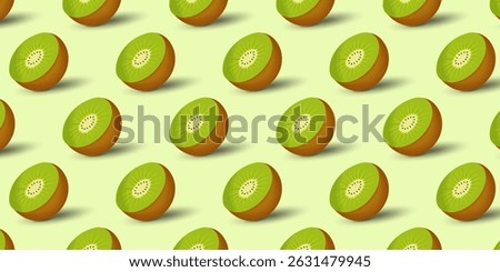set of summer fruit in abstract poster, card, banner design, realistic juice pattern seamless background with fruits, lemon, watermelon, kiwi, cover template for brochure, flyer, and  restaurant use.