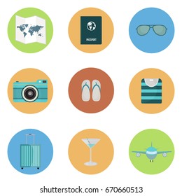 Set of summer icons