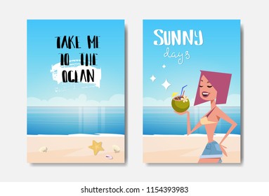 set summer ocean badge Isolated Typographic Design Label. Season Holidays lettering for logo,Templates, invitation, greeting card, prints and posters. vector illustration