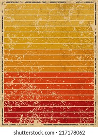 Set of Summer vintage, vector illustration 