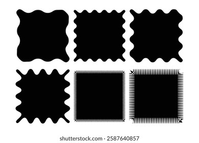 set of Sunburst sticker, price, label and badge and stamp icon, vector illustration.