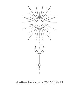 Conjunto de rayos de sol, efectos de explosión, garabatos vintage aislados sobre fondo blanco Vector EPS