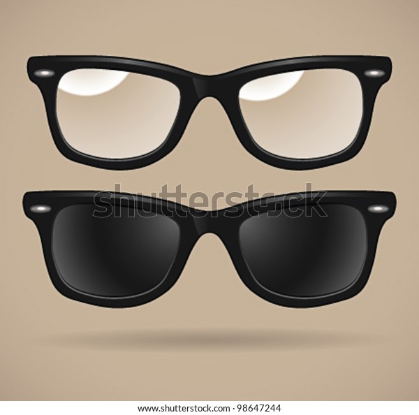 wayfarer shape eyeglasses