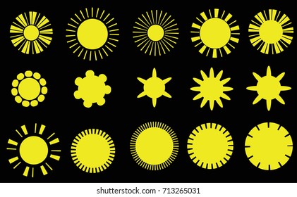Set of suns in vector