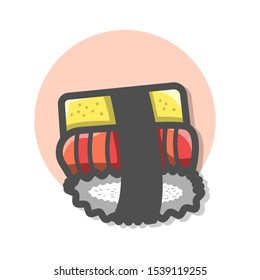 Set of sushi vector Illustration with full colour and clean background