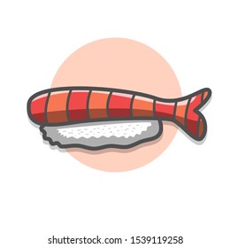 Set of sushi vector Illustration with full colour and clean background