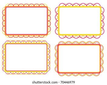 Set of sweet frames