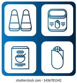 Set of sweet-corn icons such as Corn , sweet-corn