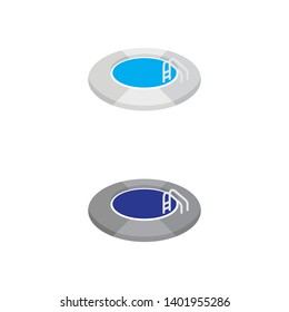 a set of swimming pool icons