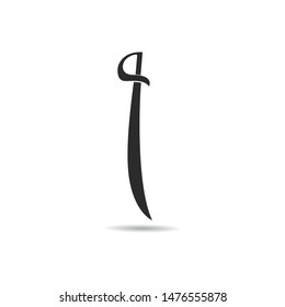 Set of swords logo template vector icon illustration design 

