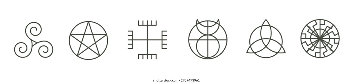Set of symbol vector illustration