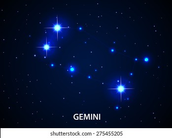 Set of Symbol Zodiac Gemini