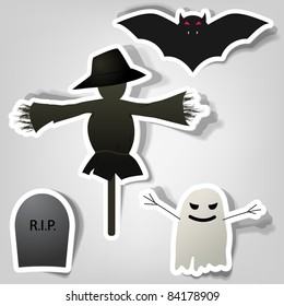 Zeichensatz von Halloween