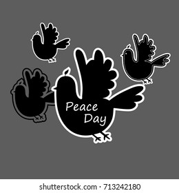 Set of symbols for the International Day of Peace.