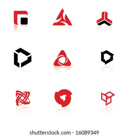 Set Of Symbols, Logo Elements