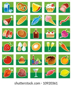 Set symbols of products.