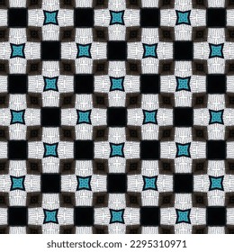 Set of symmetrical abstract  pattern vector. Retro background fabric. Vintage check color geometric texture for textile print, wrapping paper, gift card, wallpaper flat design.

