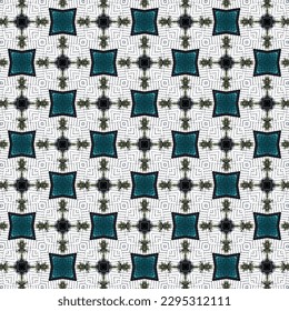 Set of symmetrical abstract  pattern vector. Retro background fabric. Vintage check color geometric texture for textile print, wrapping paper, gift card, wallpaper flat design.

