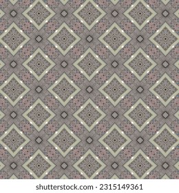Set of symmetrical abstract seamless plaid  pattern vector. Retro background fabric. Vintage check color geometric texture for textile print, wrapping paper, gift card, wallpaper flat design.