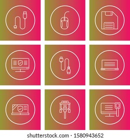 set of  System Hadware  icon
