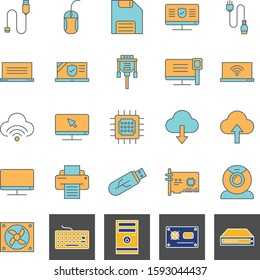 set of  System Hadware  icon
